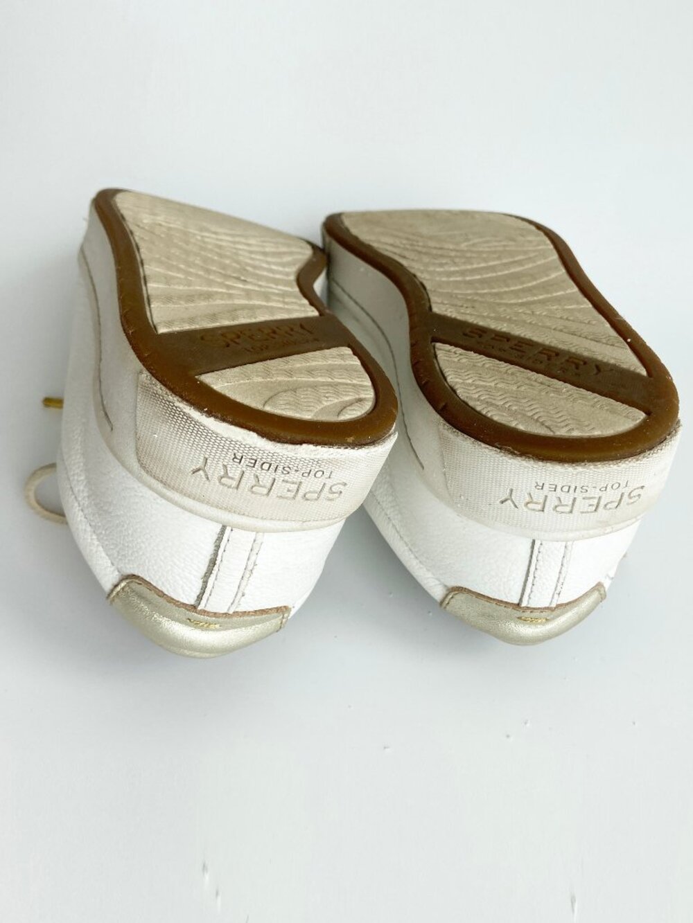 Sperry Top Sider Leather Sneakers with Suede Laces - Picture 11 of 13